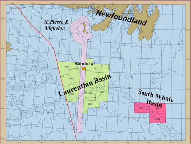 Survey regional location, (by Hogg & Enachescu, OTC 2007)